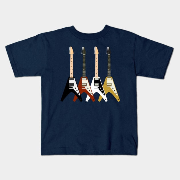 Handful of Vees Kids T-Shirt by d13design